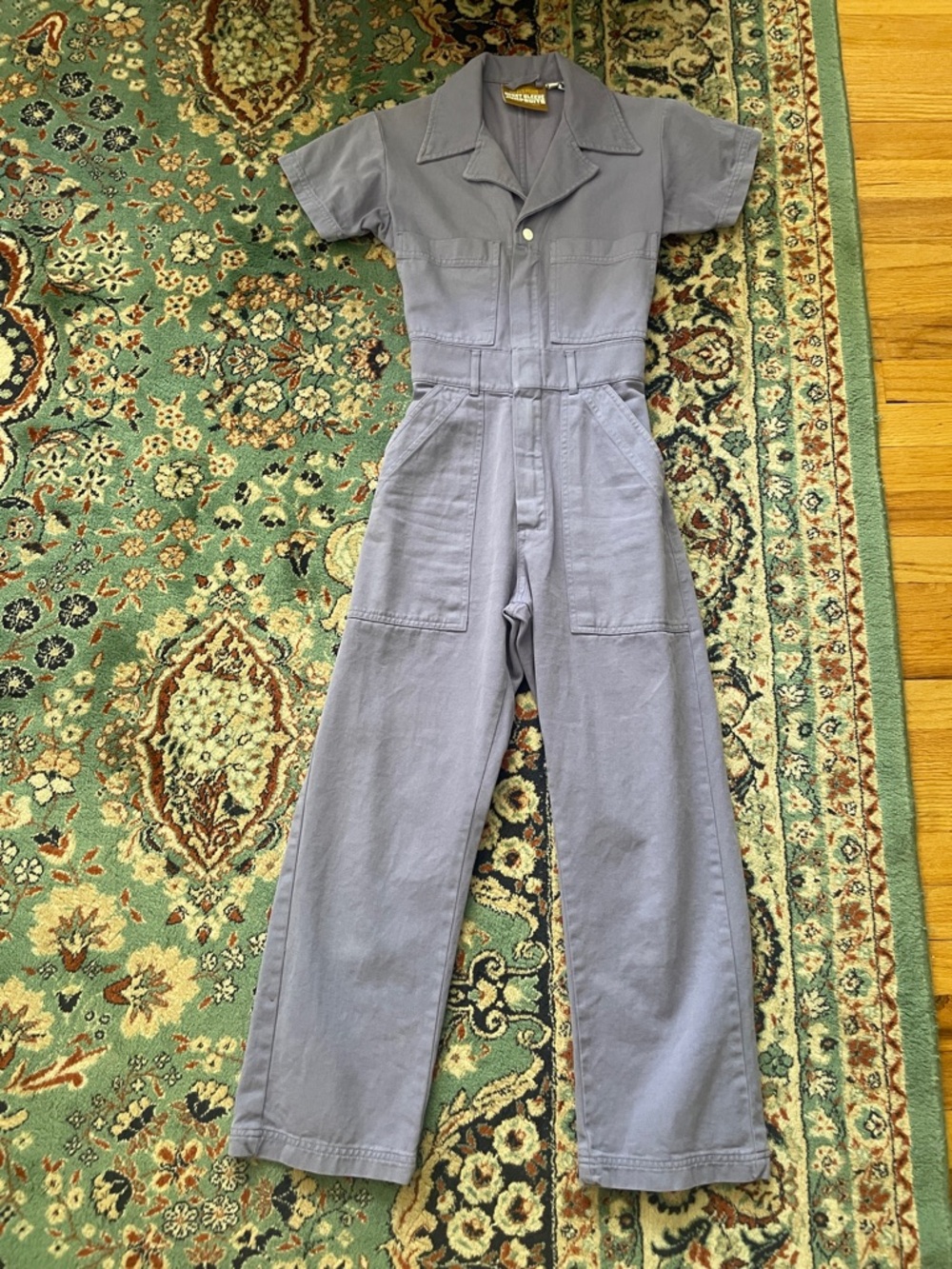 Big Bud Press Utility Wide-Leg Jumpsuit in Dusty Lavender